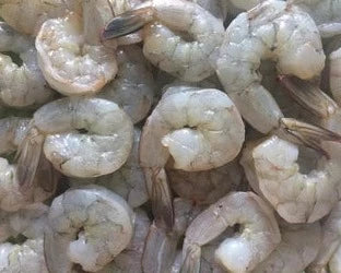 Jumbo Florida Pink Shrimp-21/25 Shell on Peeled and Deveined 2 Lb Bag